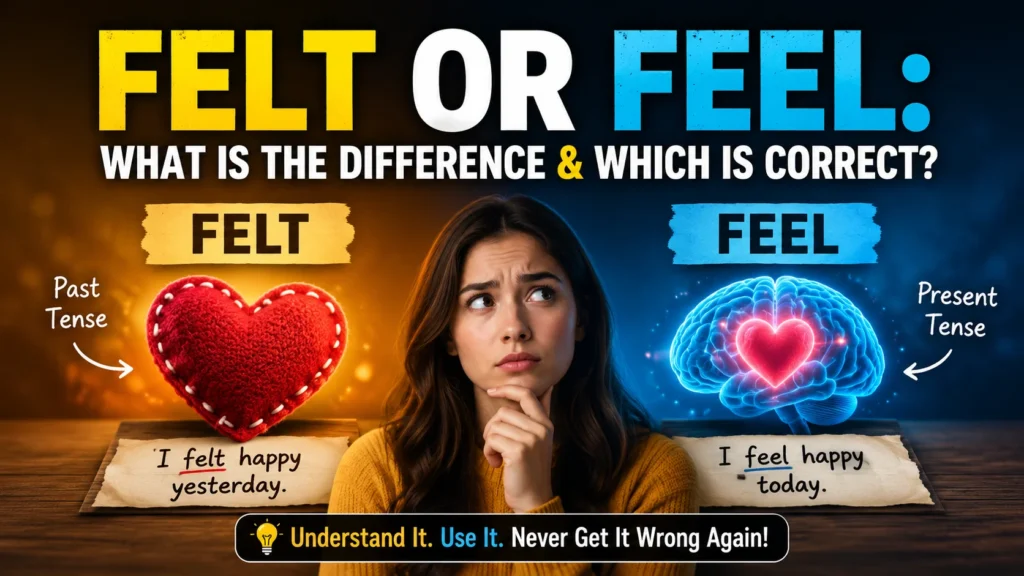 Felt Or Feel