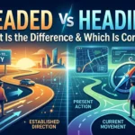 Headed Vs Heading