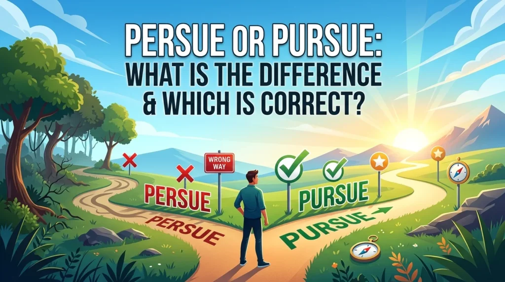Persue Or Pursue