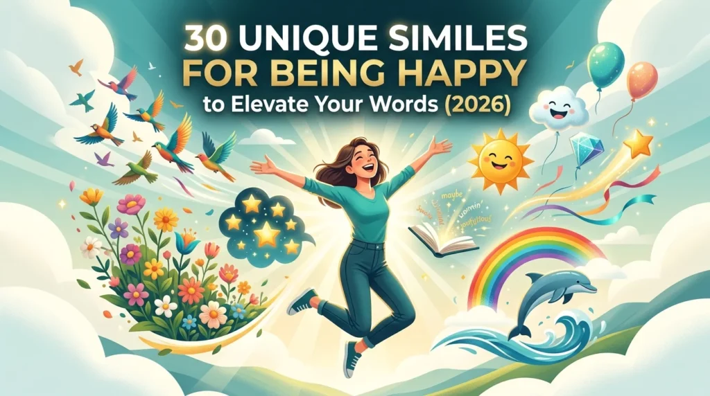 Similes For Being Happy