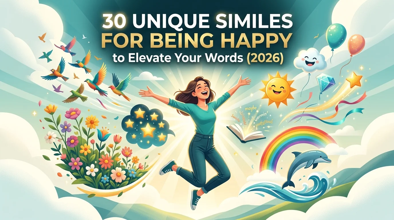 Similes For Being Happy