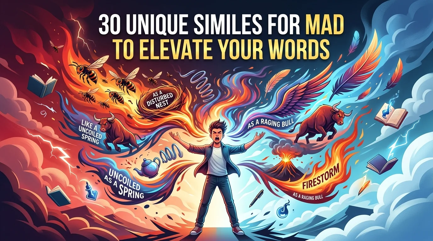 Similes For Mad