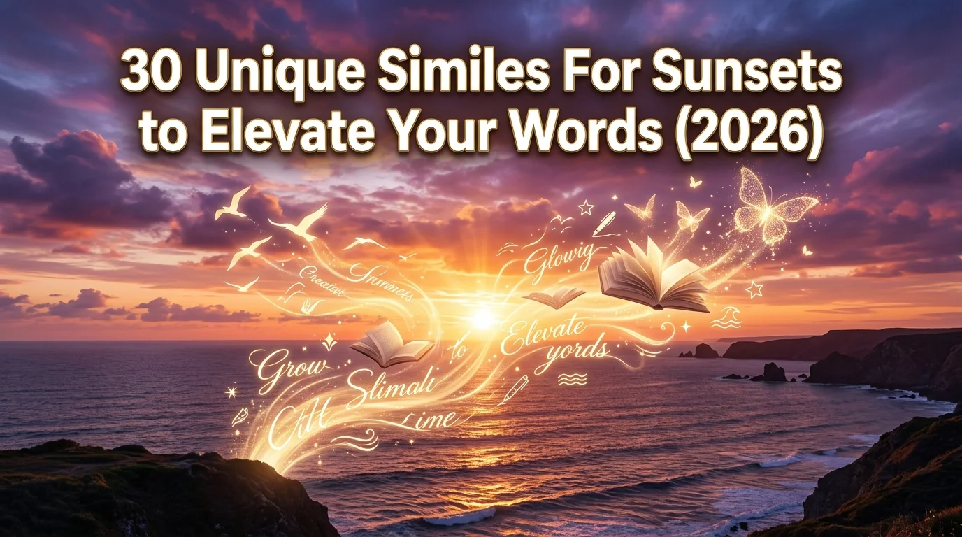 Similes For Sunsets