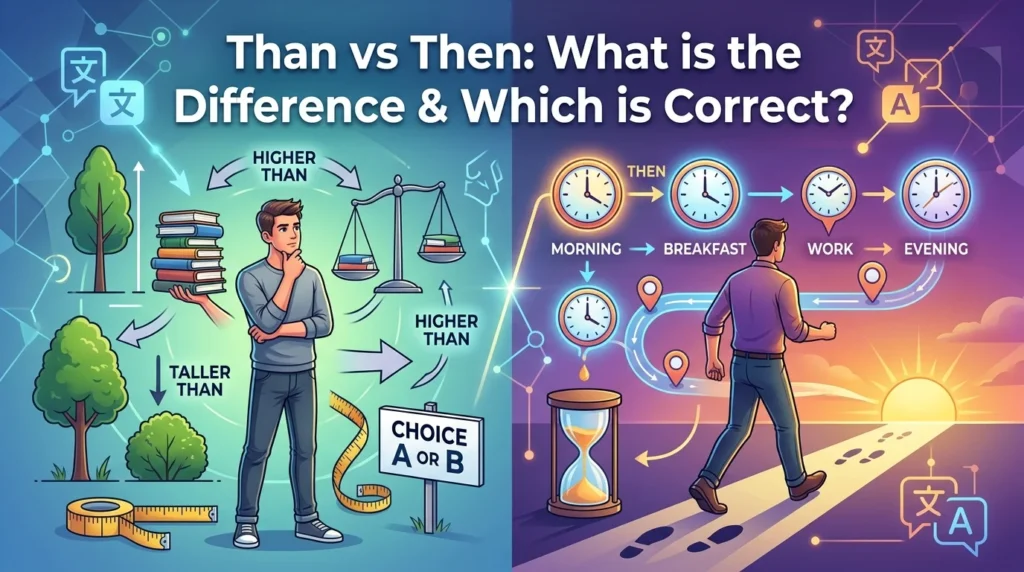 Than vs Then