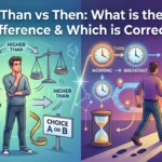Than vs Then