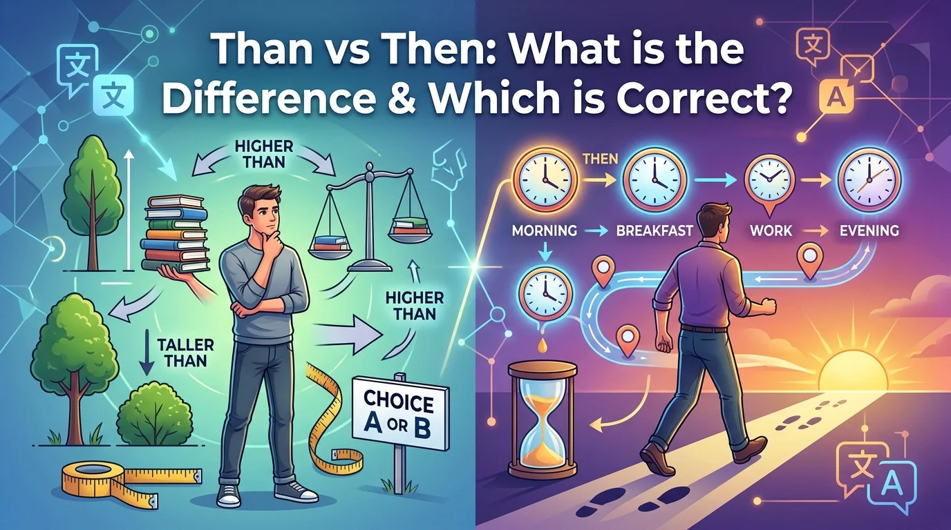 Than vs Then