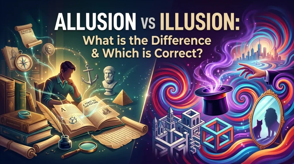 Allusion vs Illusion