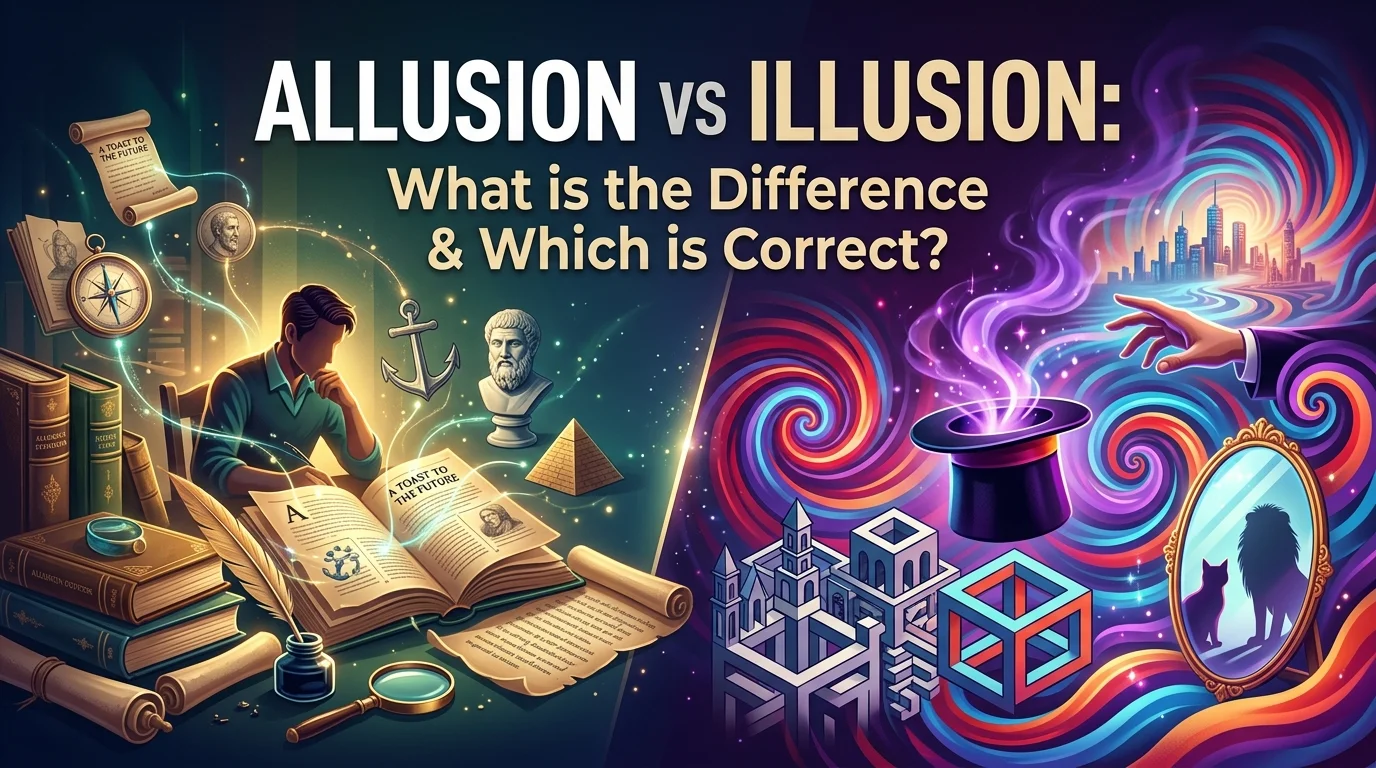 Allusion vs Illusion