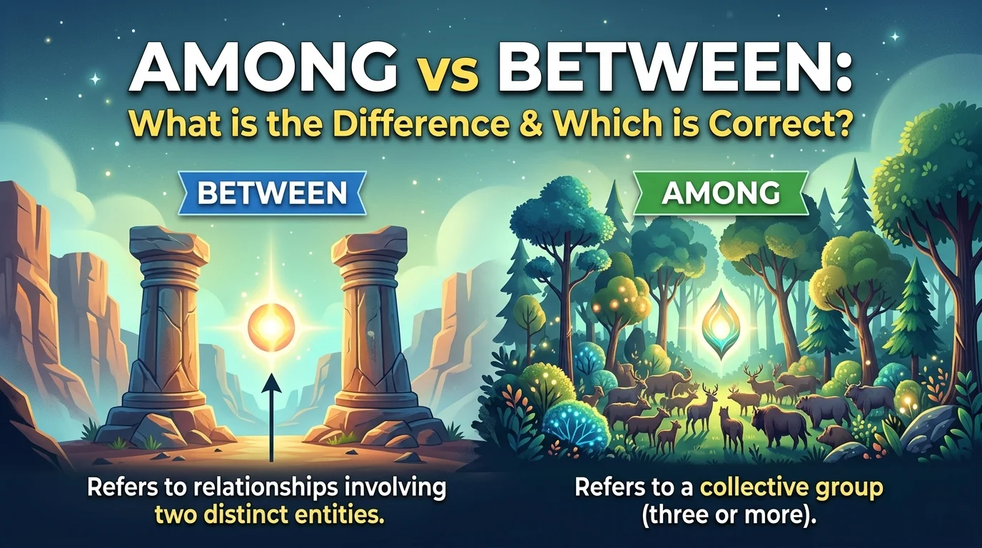 Among vs Between