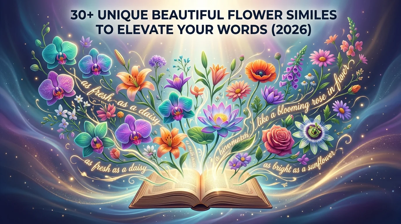 Beautiful Flower Similes