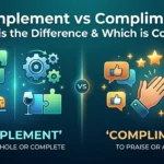 Complement vs Compliment