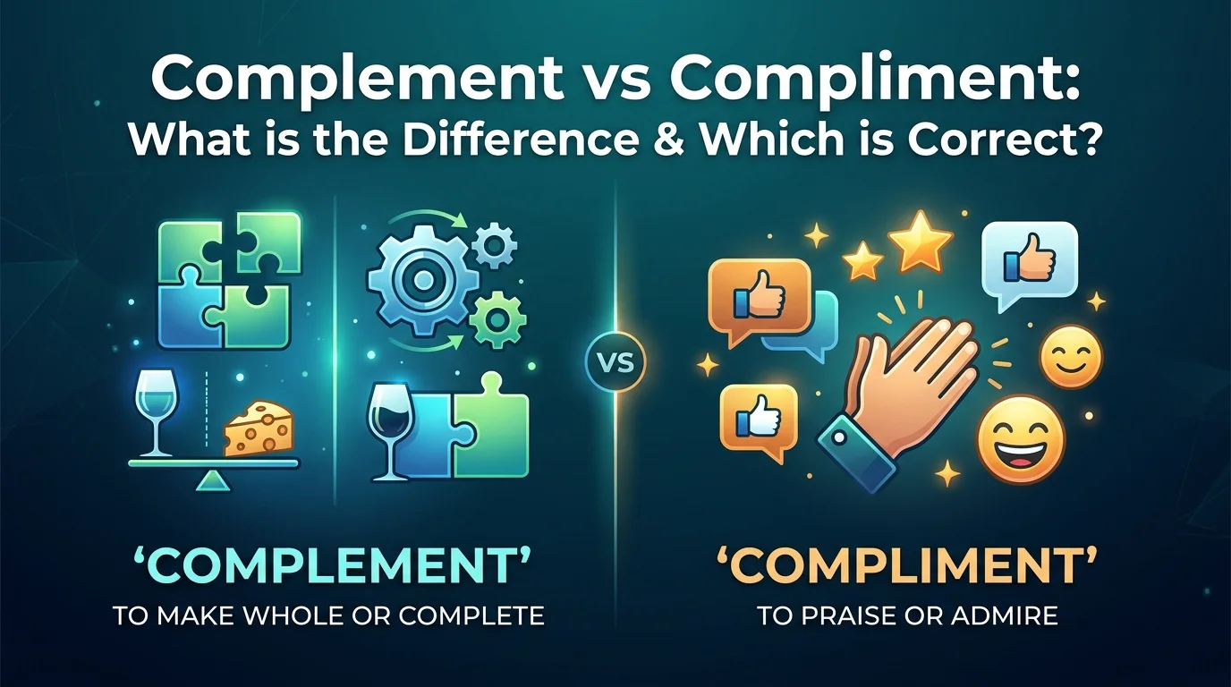 Complement vs Compliment