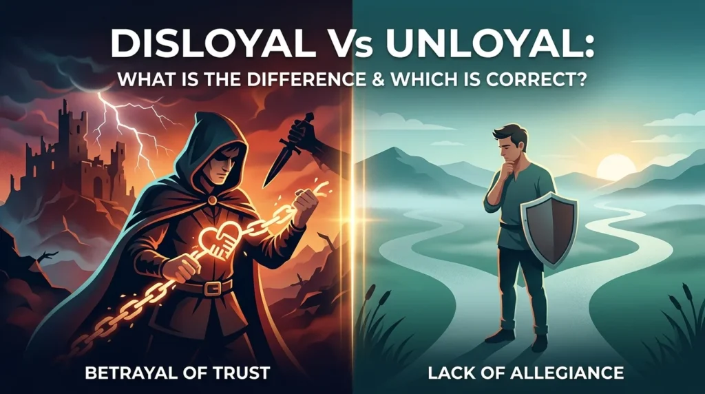 Disloyal Vs Unloyal