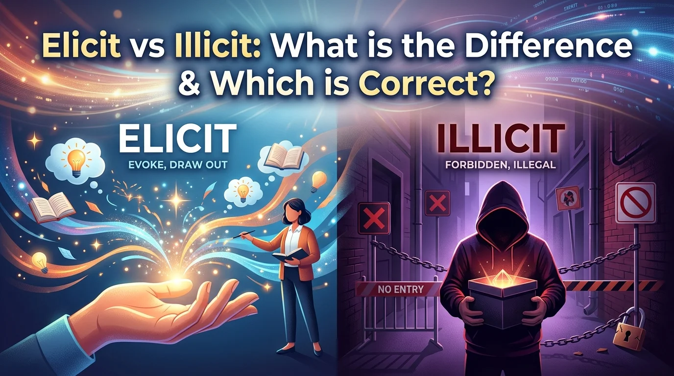 Elicit vs Illicit