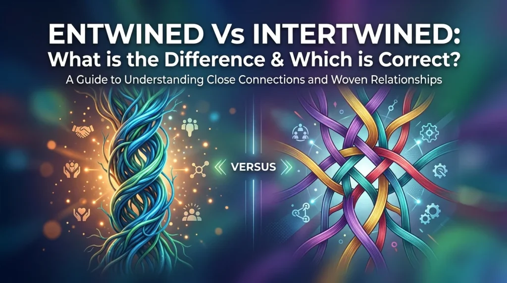 Entwined Vs Intertwined