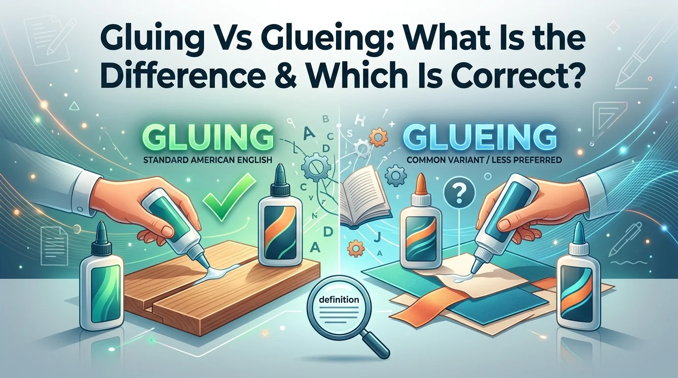 Gluing Vs Glueing