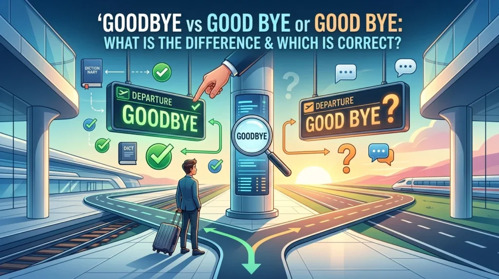 Goodbye Vs Good Bye Or Good Bye