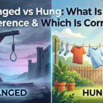 Hanged vs Hung