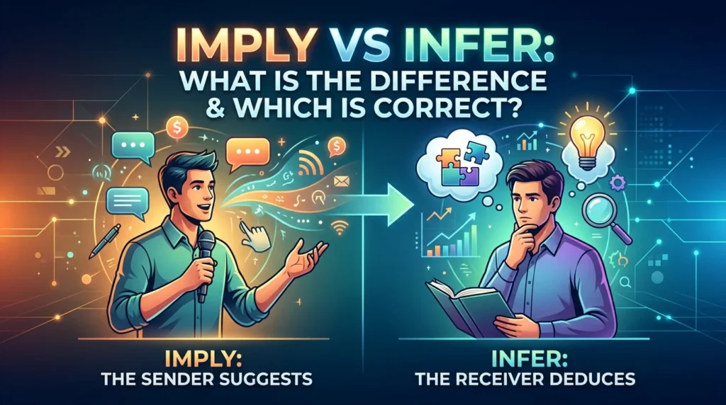 Imply vs Infer