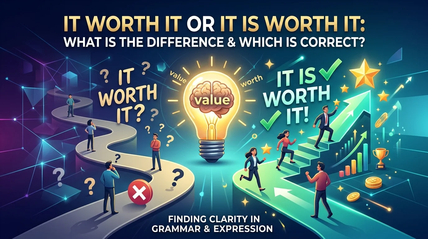 It Worth It Or It Is Worth It