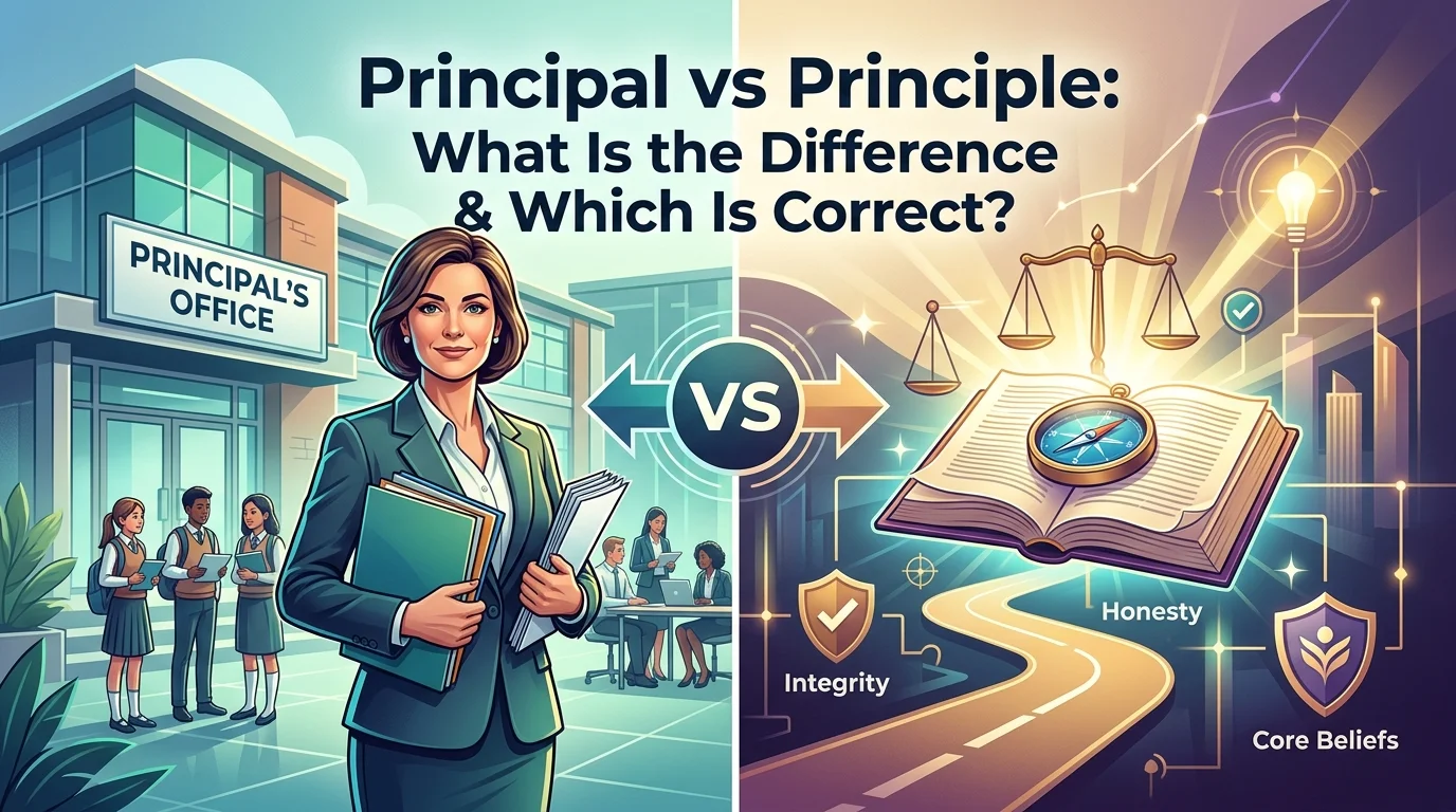 Principal vs Principle