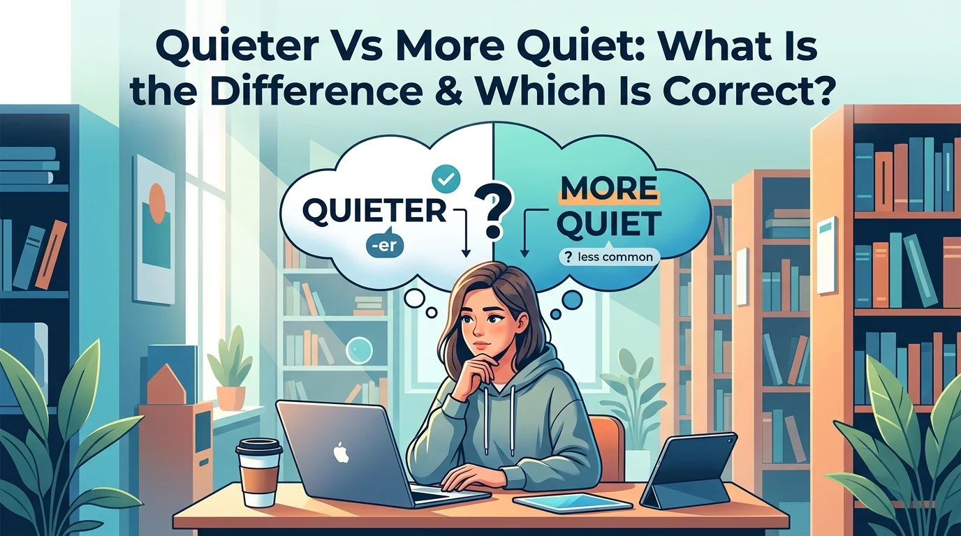 Quieter Vs More Quiet