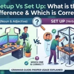 Setup Vs Set Up