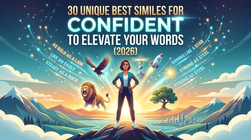 Similes For Confident