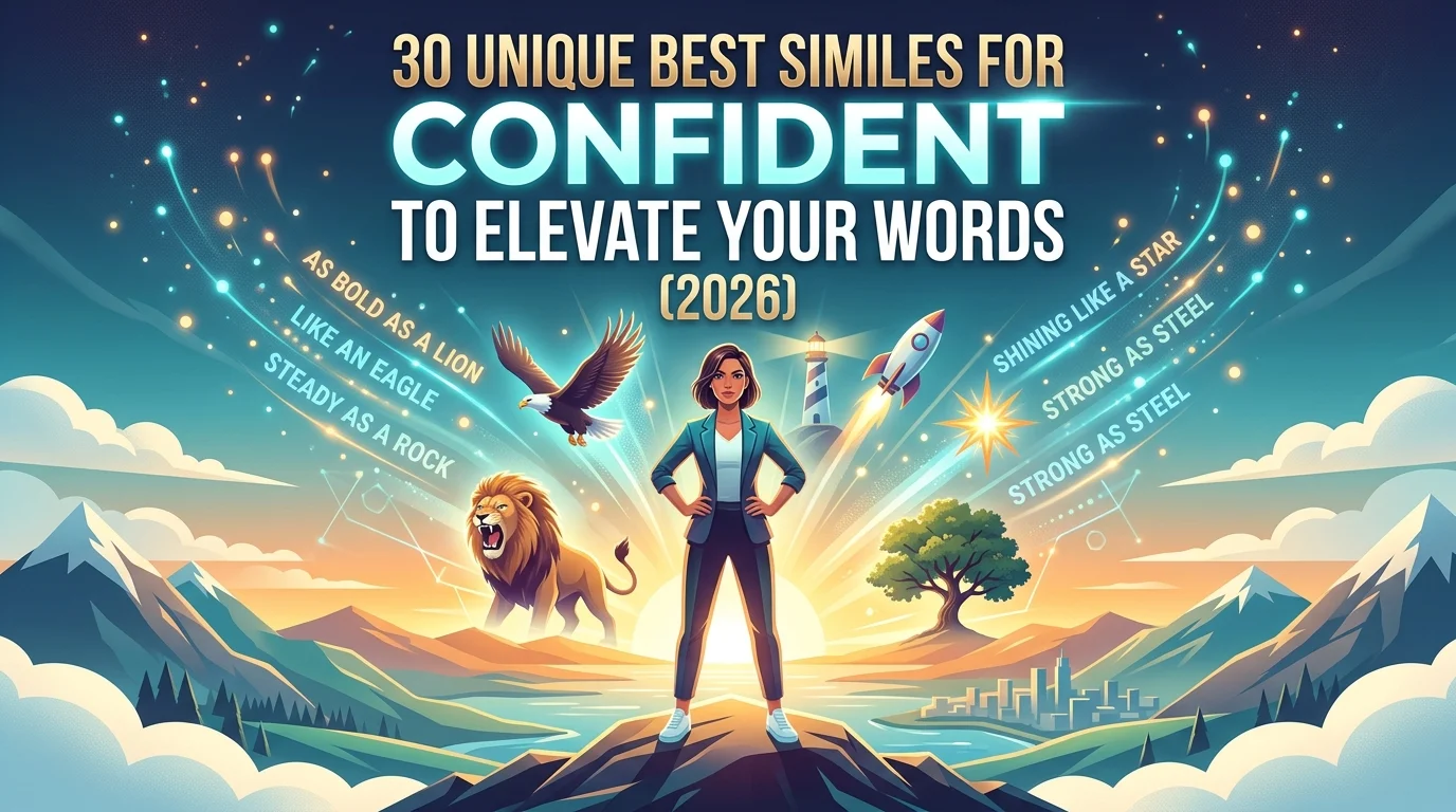Similes For Confident