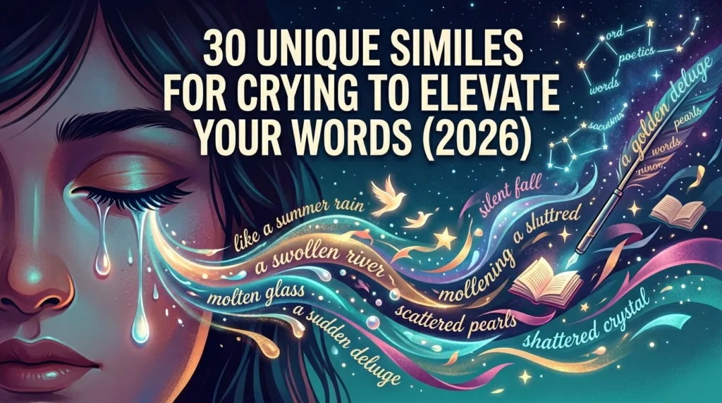 Similes For Crying