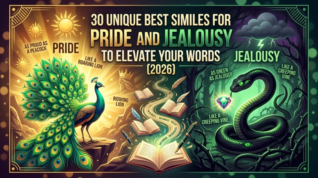 Similes For Pride And Jealousy