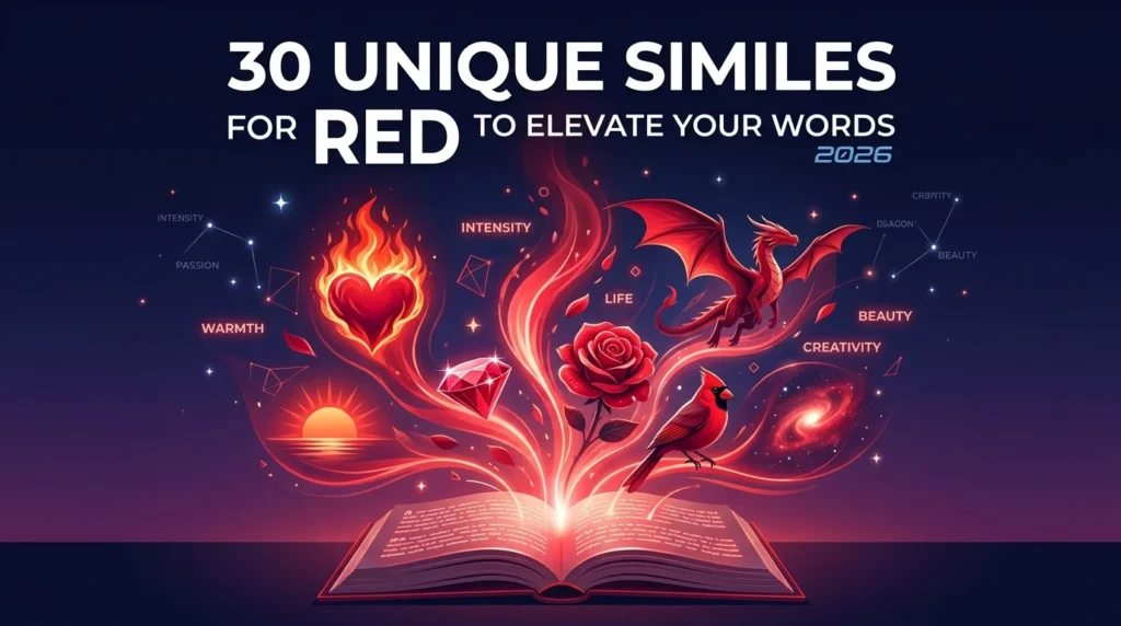 Similes For Red