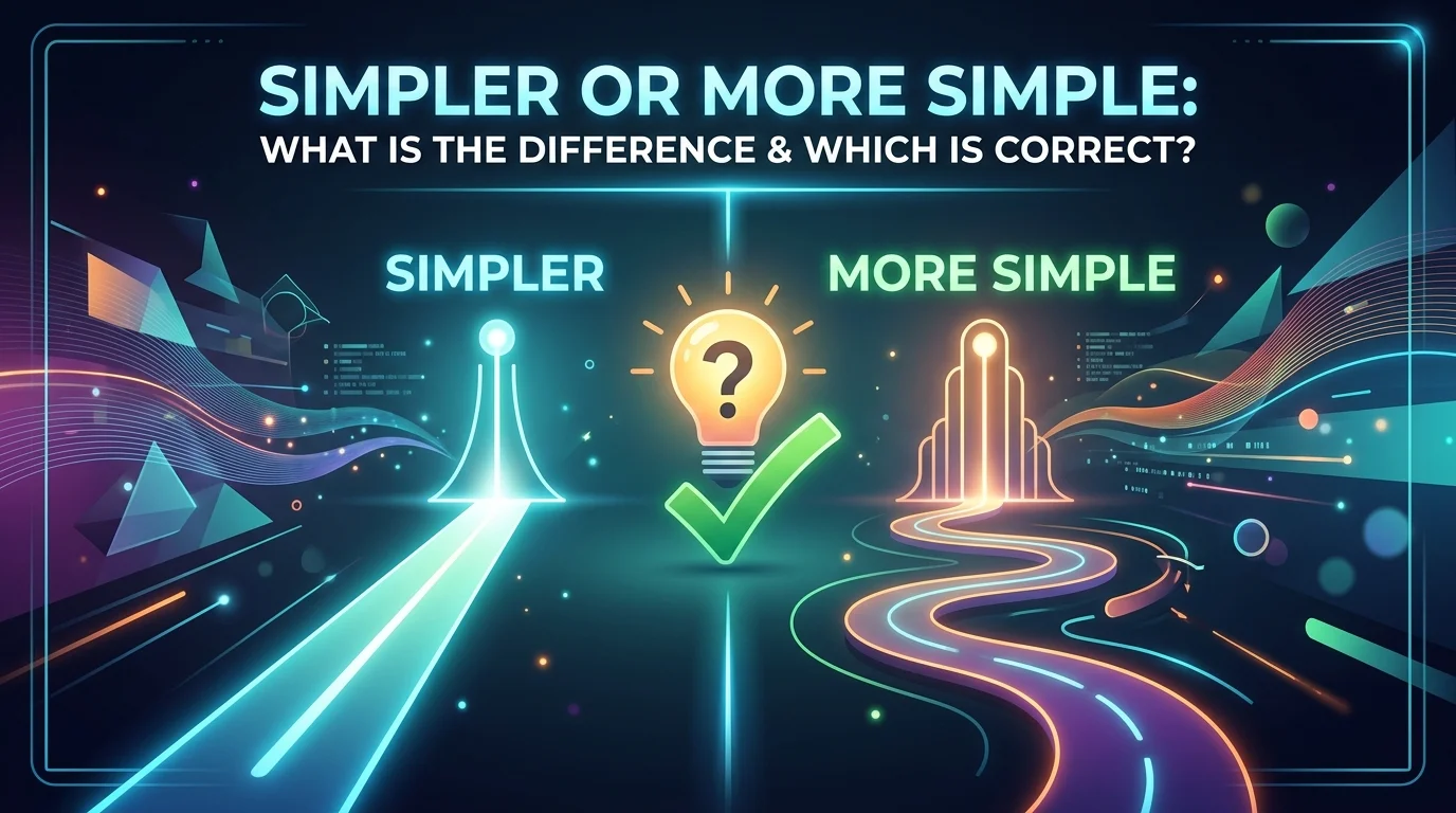 Simpler Or More Simple