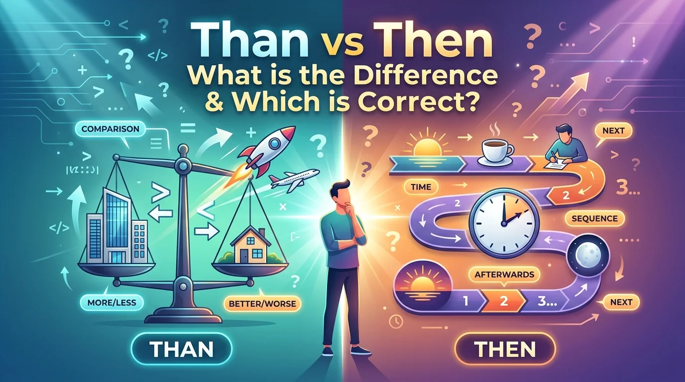 Than vs Then