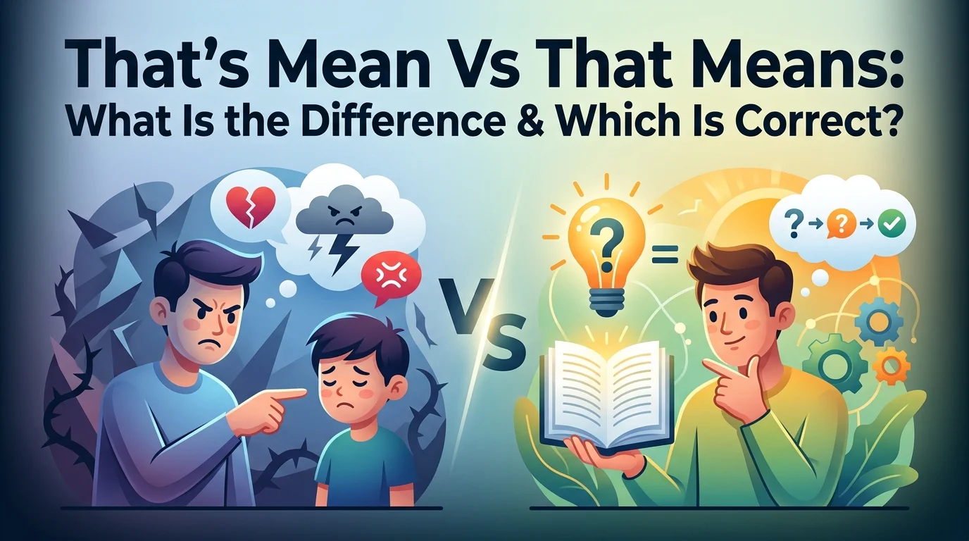 Thats Mean Vs That Means