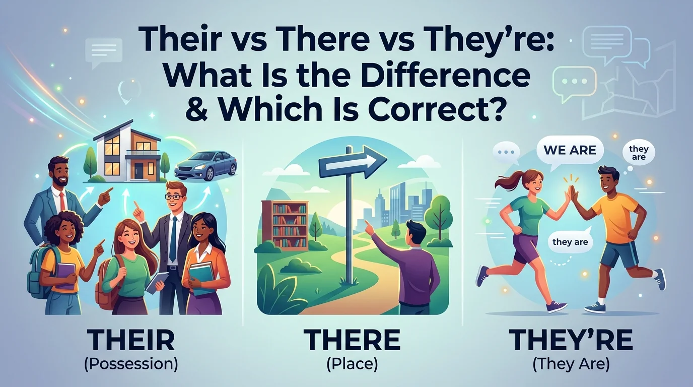 Their vs There vs They’re