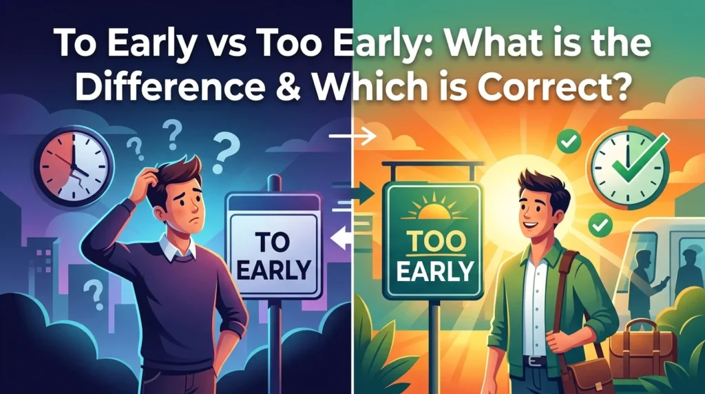 To Early vs Too Early