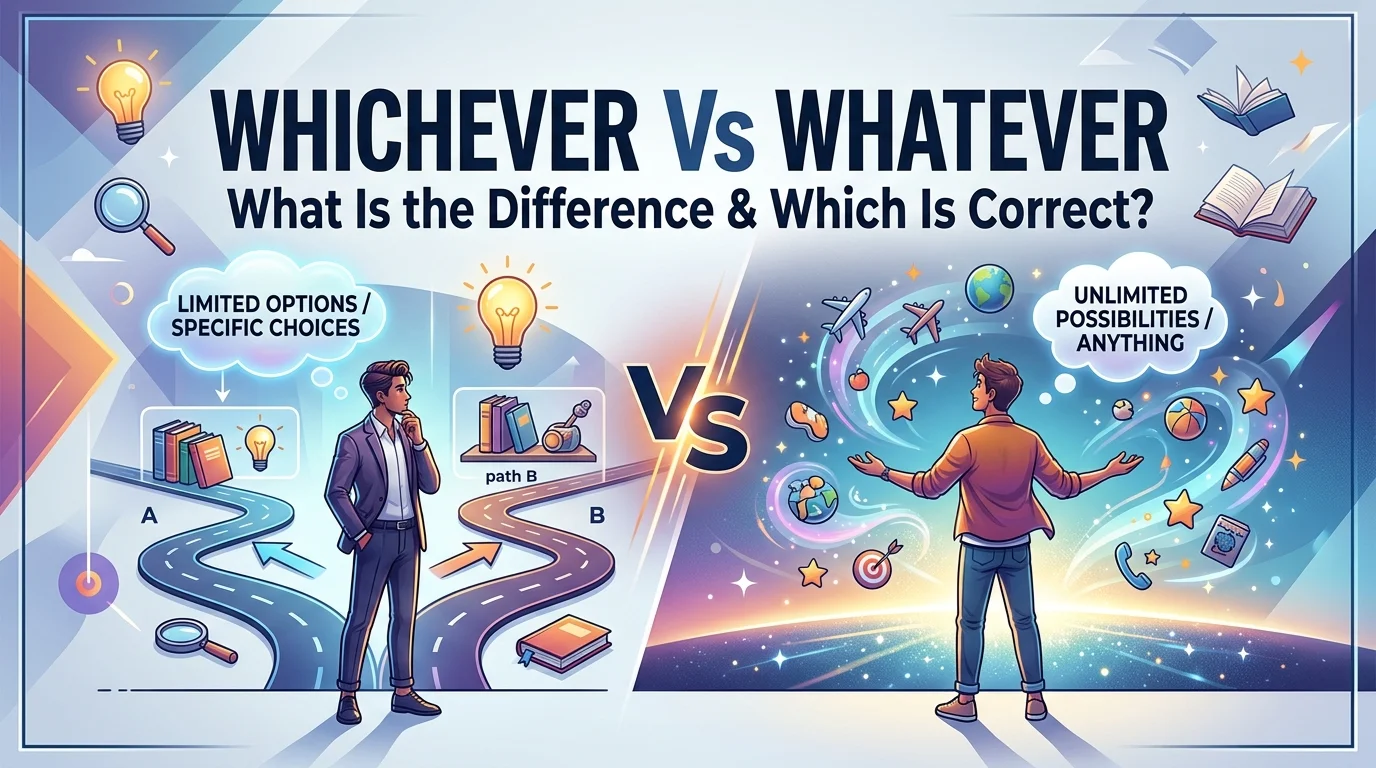 Whichever Vs Whatever